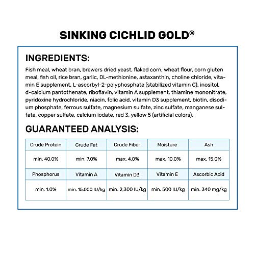 Hikari 12-Ounce Sinking Cichlid Gold Pellets for Pets, Mini