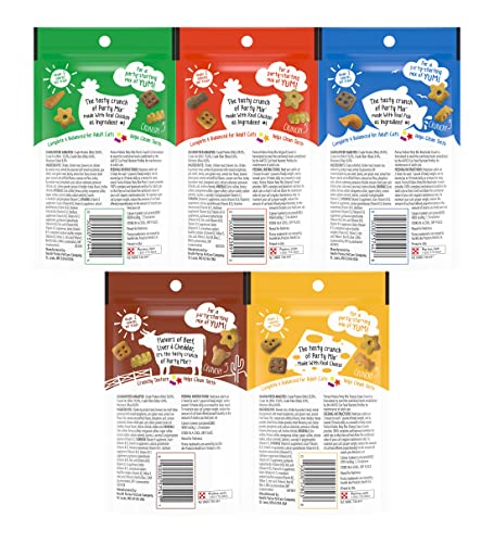 Friskies Party Mix Crunch Variety Pack (9 Flavors) - Wild West, Morning Munch, Mixed Grill, Picnic, Beachside, Cheezy Craze, Original, California