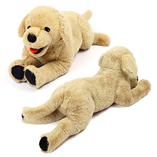 LotFancy Dog Stuffed Animals Plush, 21" Soft Cuddly Golden Retriever Plush Toys, Large Stuffed Dog, Puppy Dog Stuffed Animals, Easter Birthday Gift