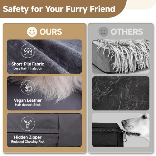 Waterproof Dog Bed for Crate, Reversible Outdoor Dog Crate Bed, Kennel Beds Pet for Small Dogs, Waterproof, Wipeable, Anti-Slip, Washable, 23" x 17"