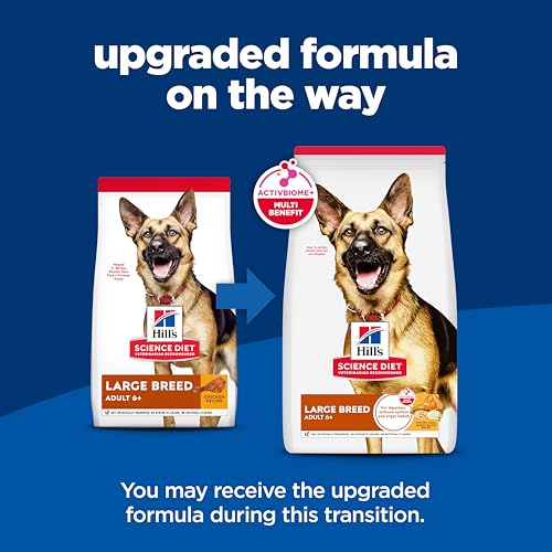 Hill's Science Diet Adult 6+ Large Breed Dry Dog Food, Chicken, 33 lb. Bag