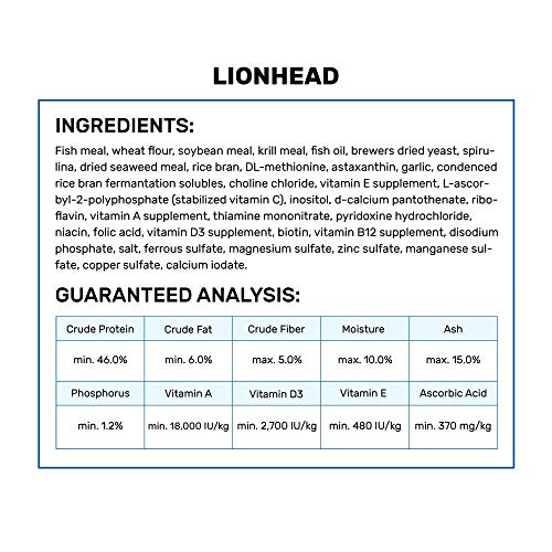 Hikari 12.3-Ounce Lionhead Sinking Pellets for Pets, Mini