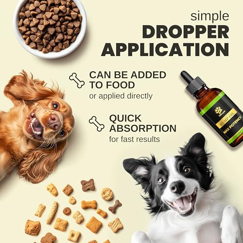 Billion Pets - Hemp Oil for Dogs and Cats - Helps with Anxiety, Pain, Stress, Sleep, Arthritis, Seizures Relief - Hip and Joint Support - Calming