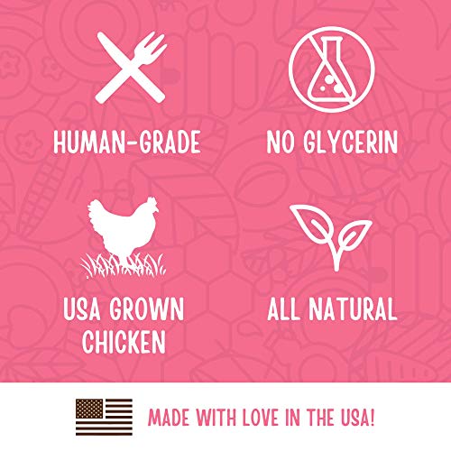 Full Moon Chicken Strips Healthy All Natural Dog Treats Human Grade Made in USA Grain Free 12 oz