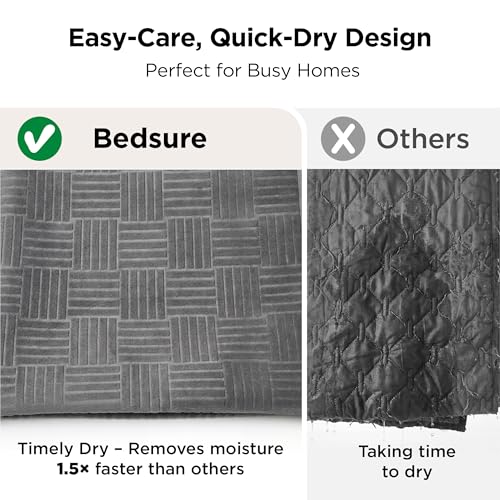 Bedsure Waterproof Couch Cover for Dogs Washable - Waterproof Blanket for Large Dogs Couch Sofa Bed Cozy, Lightweight Furniture Protector for Pet Cat