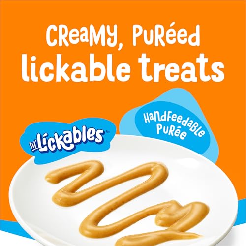 Purina Friskies Lil’ Lickables with Chicken, with Tuna or with Ocean Whitefish Variety Pack Lickable Cat Treats  - 10 oz. (Pack of 20)