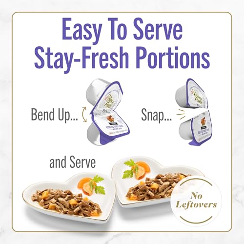 Purina Fancy Feast Petites With Roasted Turkey Entrée with Sweet Potato in Gravy Gourmet Wet Cat Food - (Pack of 12) 2.8 oz. Tubs