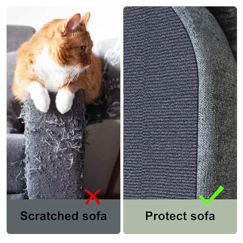 Cat Scratch Couch Furniture Protector, Adhesive Cat Scratch Pad Deterrent for Furniture, DIY Climbing Cat Scratcher Couch Protector from Cat Claws