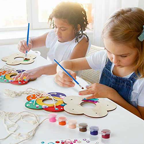 Gooidea Kids Arts and Crafts Bird Feeders for Outside, 2-Pack DIY Wooden Paint Kits Spring Outdoor Toys Holiday Crafts for Boys & Girls Age 3-5 4-8