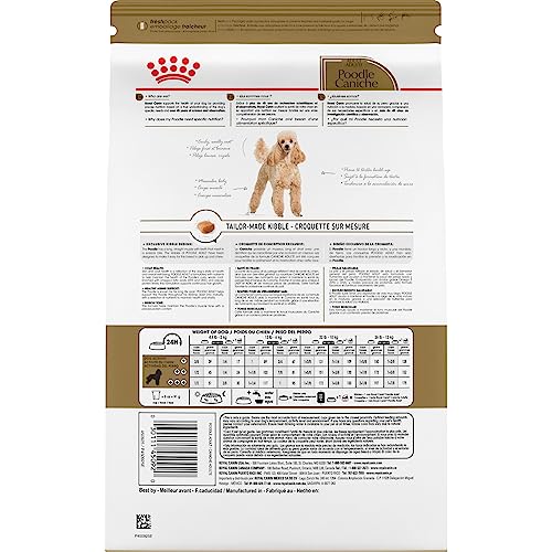 Royal Canin Breed Health Nutrition Poodle Adult Dry Dog Food, 10 lb Bag