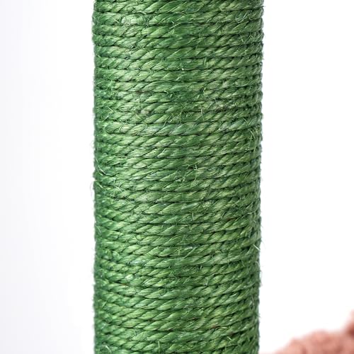 AIWIKIDE 37.4" Cactus Cat Tree Tower with Twin Cat Condos for Indoor Cats, All-in-One Activity Center with Cat Scratching Post Cozy Sleeping Perch