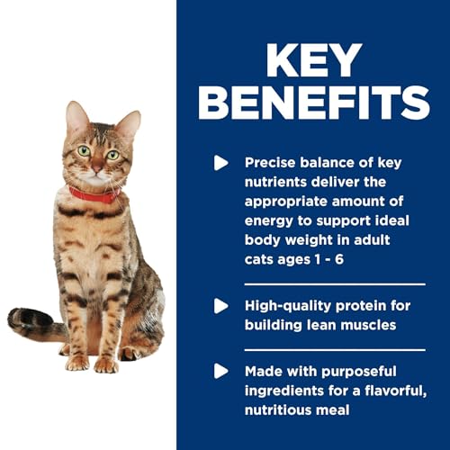 Hill's Science Diet Adult 1-6 Healthy Cuisine Wet Cat Food, Roasted Chicken & Rice Medley in Gravy, 2.8 oz. Cans, 24-Pack