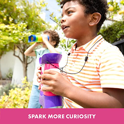 Educational Insights GeoSafari Kidnoculars Pink - Toy Binoculars for Kids, Outdoor Toys for Kids Ages 4-8, Toddler Camping and Nature Toys