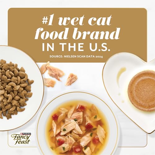 Purina Fancy Feast Gems Pate Mousse with Turkey and with Chicken Wet Cat Food Variety Pack - 4 oz. (Pack of 16)