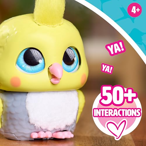 FurReal Handfuls Chirps The Cockatoo, 3.5 Inch Interactive Toy, for Boys and Girls, Ages 4 and Up, Kids Toys for Ages 4 Up by Just Play