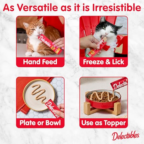 Delectables Squeeze Up Non-Seafood Variety Pack Lickable Cat Treat, 20 Count (Pack of 1)