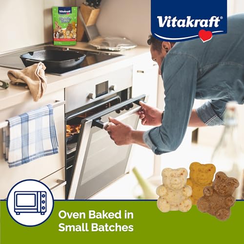 Vitakraft Crunchy Bears Rabbit, Guinea Pig & Hamster Treat 12 oz. (Pack of 3)