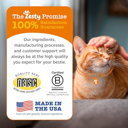 Zesty Paws Omega Cat Mousse Squeezable Cat Treats - with Seaweed, Omega Fatty Acids, Antioxidants Vitamins & Minerals - Skin & Coat Support for Cats