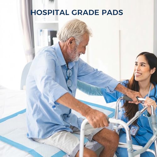 50 Pack Super Absorbent Disposable Bed Pads for Adult (30" x 36") - Ultra Thick Leakproof Chucks Underpads for Incontinence Adults, Seniors & Pets