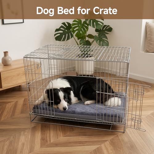 Waterproof Dog Bed for Crate, Reversible Outdoor Dog Crate Bed, Kennel Beds Pet for Small Dogs, Waterproof, Wipeable, Anti-Slip, Washable, 23" x 17"