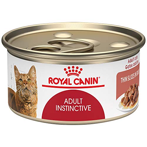 Royal Canin Feline Health Nutrition Adult Instinctive Adult Thin Slices in Gravy Cat Food, 3 oz (Pack of 24)