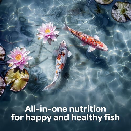 Kaytee Koi’s Choice Koi Floating Fish Food, For Koi, Goldfish and Pond Fish, 10 pounds