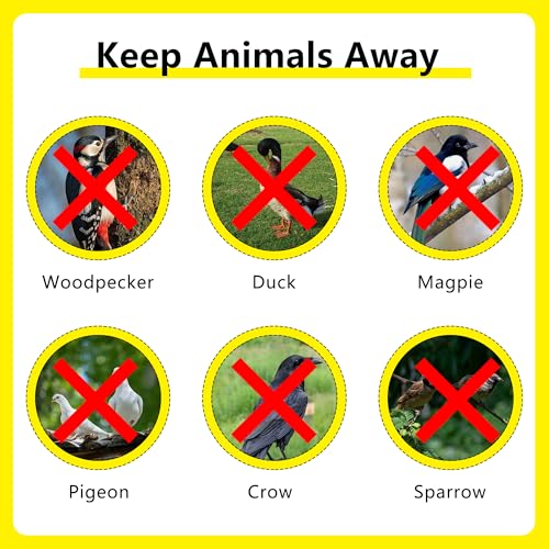 Bird Scare Reflective Tape, 262 Feet per Roll, Double-Sided Reflective, for Repelling Sparrows and Woodpeckers, Suitable for Outdoor Use in Homes