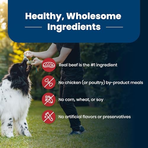 Blue Buffalo Life Protection Formula Adult Dry Dog Food, Helps Build and Maintain Strong Muscles, Made with Natural Ingredients, Beef & Brown Rice