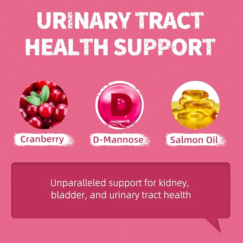 Just Try 13.4 OZ Urinary Tract Health Cat Treats for Indoor Cats, Cranberry & D-Mannose for Kidney Bladder and UT Support, Health Cat Supplement