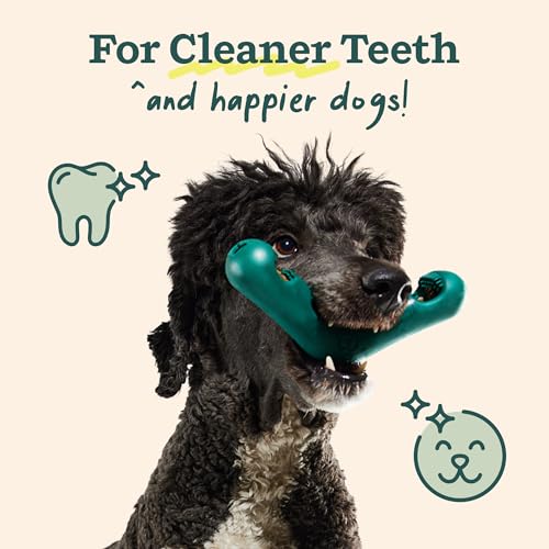 WOOF - Bite n' Brush Refills Treats for the Dog Toothbrush Toy - Scrub Plaque and Tartar from Your Dog's Teeth and Mouth - Dog Dental Sticks - 18