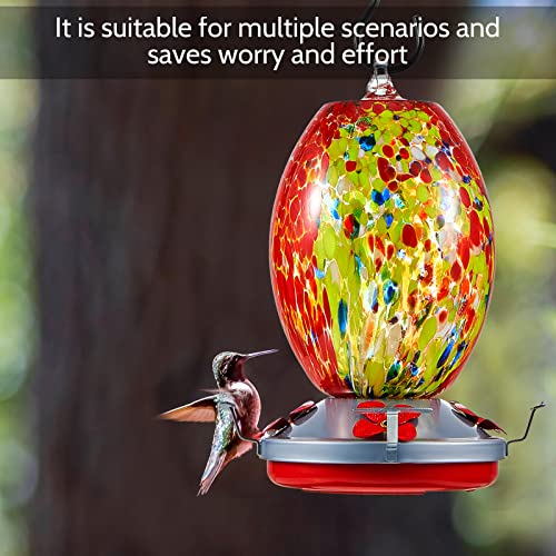 Hummingbird Feeder Bottom Base Replacement Parts Set Plastic Outdoors Hummingbird Feeder Bottom Moat Hook Brushes Bird Replacement Accessories