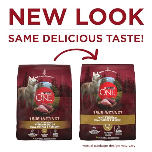 Purina ONE True Instinct With A Blend Of Real Turkey and Venison Dry Dog Food - 7.4 lb. Bag