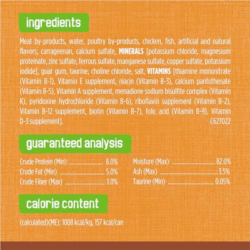 Purina Friskies Gravy Pate, Wet Cat Food Extra Gravy Pate With Chicken in Savory - (Pack of 24) 5.5 oz. Cans