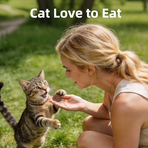 Just Try 16 OZ Taurine Treats with Coenzyme Q10 for Cats - Coq10 & Taurine for Cat to Support Feline Heart Health - Chicken Flavored Chews - Vitamins