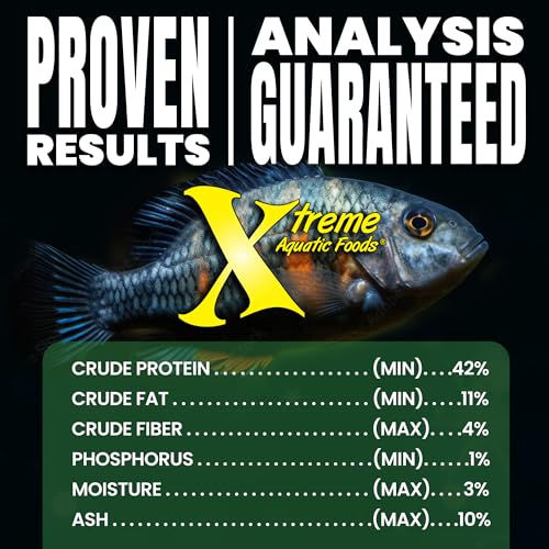 Xtreme Spirulina Flakes - Balanced Herbivorous Diet for Tropical and Marine Fish, Enhanced Health, Vibrant Colors - USA Farm Grown - Ideal for