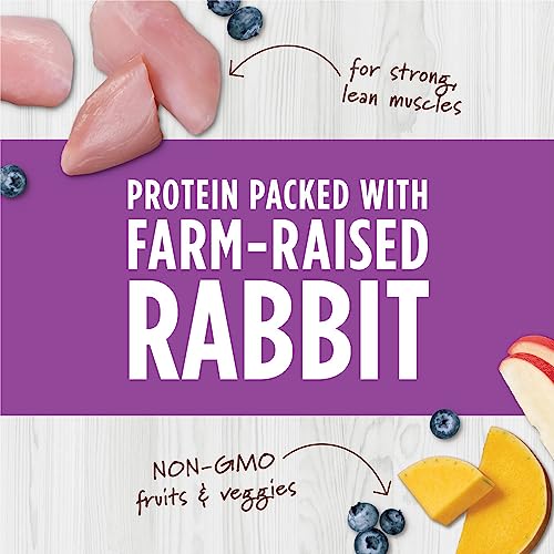 Instinct Raw Boost Mixers Freeze Dried Cat Food Topper, Grain Free - Farm-Raised Rabbit, 6 oz. Bag