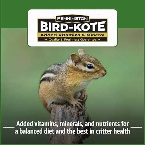 Pennington Pride Squirrel & Critter Blend, With Sunflower Seeds and Peanuts for Squirrels, Helps Keep Critters Away From Bird Feeders, 10-lb. Bag