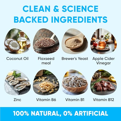 Chewable Flea and Tick Prevention for Dogs - 120 Soft Chews Made in USA - Oral Flea and Tick Control Pills for Small, Medium, Large Dogs and Puppies