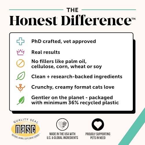 Fresh Breath Dental Bites for Cats – Crunchy & Creamy Cat Dental Treats for Fresh Breath, Tartar & Plaque Control – Dual-Texture Cat Oral Care Bites
