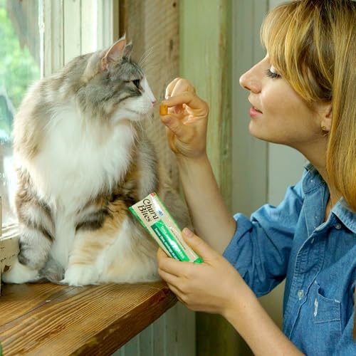 INABA Churu Bites for Cats, Soft/Chewy Baked Chicken Wrapped Churu Filled Cat Treats with Vitamin E, 0.35 Ounces per Tube, 24 Tubes Total (3 Tubes