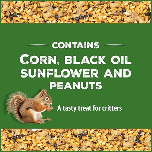 Pennington Pride Squirrel & Critter Blend, With Sunflower Seeds and Peanuts for Squirrels, Helps Keep Critters Away From Bird Feeders, 10-lb. Bag