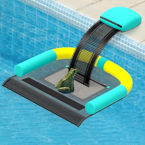 Poolvio Animal Saving Escape Ramp for Pool, Save Critters in Swimming Pool Device Handy, Pool Accessories in Floating Ramp Rescues Saving Frogs