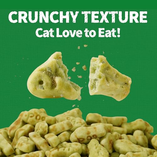 Just Try Cat Treats for Indoor Cats Hairball Control Natural Salmon Healthy Cat Grass Treats Kitten Snacks Training Biscuits Catnip for Cats Dental