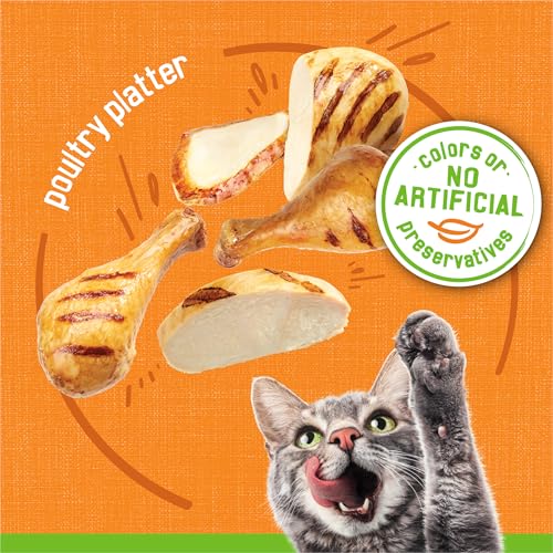 Purina Friskies Wet Cat Food Pate, Poultry Platter - (Pack of 24) 5.5 oz. Cans