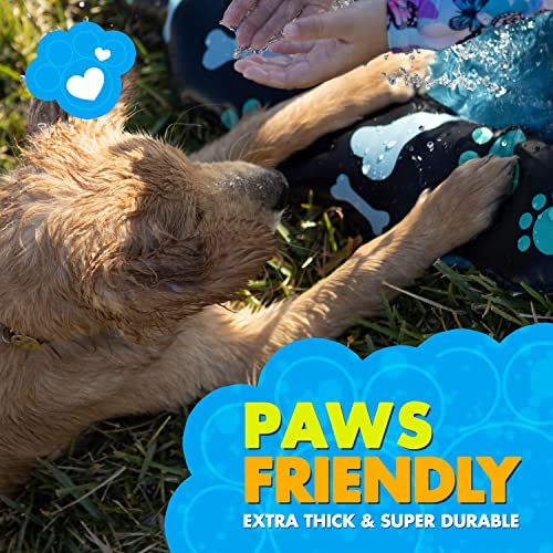 SplashEZ Non Slip Splash Pad for Kids & Dogs, 69’’ Extra Large Splash Pad Sprinkler for Kids, Dog Water Summer Toys - Great Outdoor Toys for Toddlers