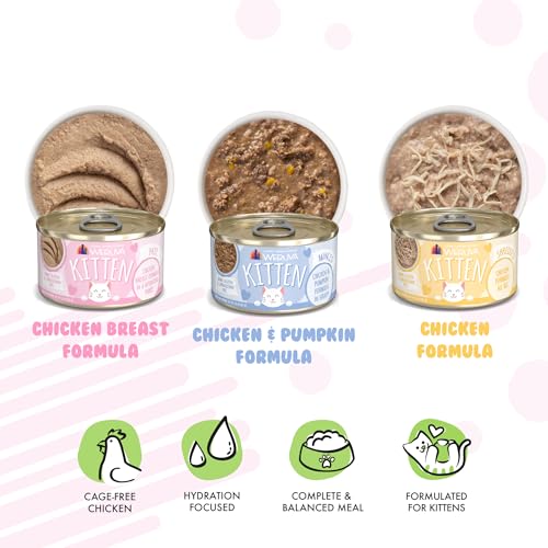 Weruva Kitten, Fur Baby Favorites Variety Pack, 3oz Can (Pack of 12)