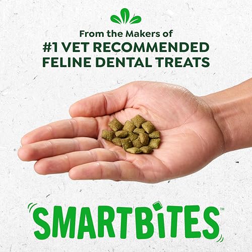 Greenies Feline Smartbites, Cat Treats Healthy Recipe, Indoor Cat Treats, Tuna Flavor, 16 oz. Tub
