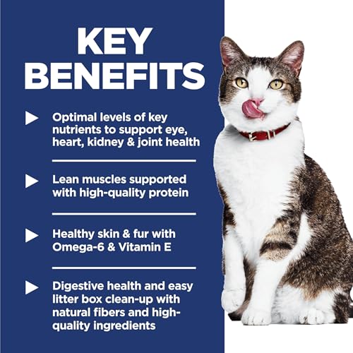 Hill's Science Diet Senior 11+ Indoor Dry Cat Food, Chicken, 3.5 lb. Bag