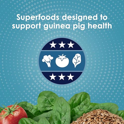 Kaytee Forti-Diet Pro Health Nourish+Protect Guinea Pig Food, Comprehensive Nutrition Backed by Science, Digestive Health, Immune Support, 5 pounds