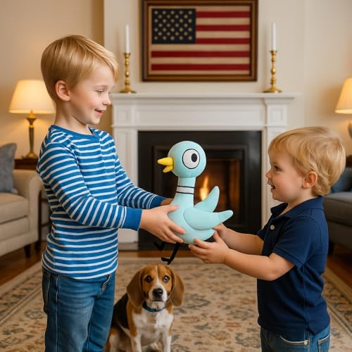 Don't Let The Pigeon Drive The Bus 12'' Pigeon Plush Toy Soft Stuffed Bird Stuffed Animal Toy for Kids Boys Girls Gifts, Home Decor Plushies